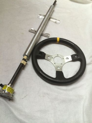 Mustang  1979-93 drag race lightweight steering column kit w/ wheel