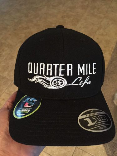 Quarter mile life logo hat drag racing hat jr dragster race car