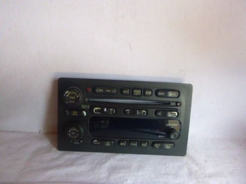 03-05 chevrolet avalanche silverado radio 6 cd face plate 15196055 fp42526