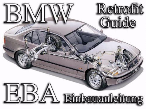 Bmw eba retrofit guide english einbauanleitung deutsch