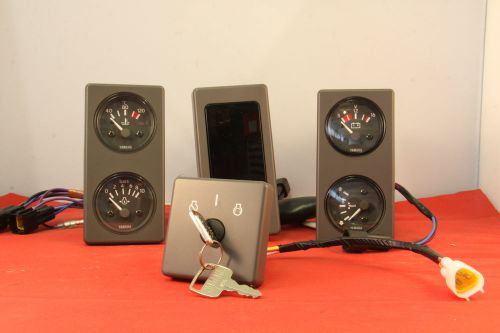 Yamaha instrument set -gauges, warning lights, key switch -unused