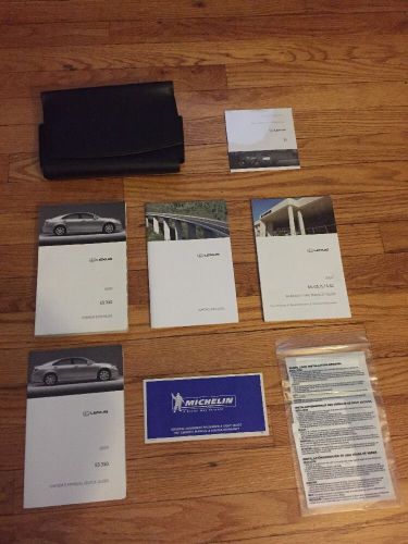 2009 lexus es 350 owners manual with case