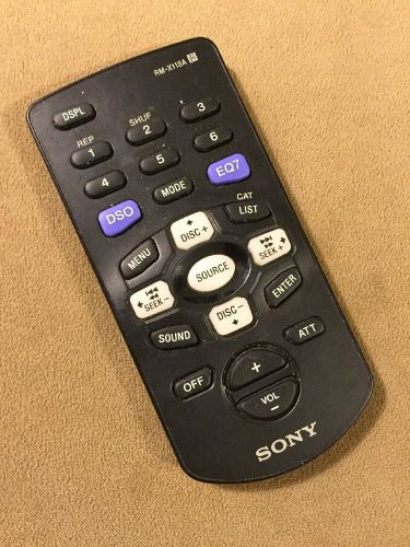 Sony ram-x118a remote commander