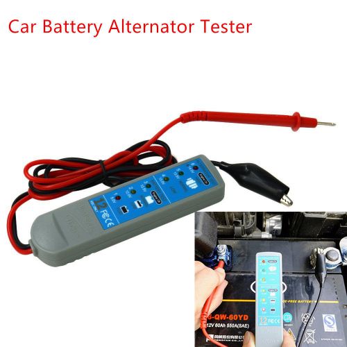 Car auto battery alternator tester charging system analyzer tool  universal 12v