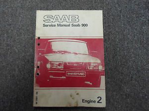 1981 1984 saab 900 engine 2 service repair shop manual factory oem book worn