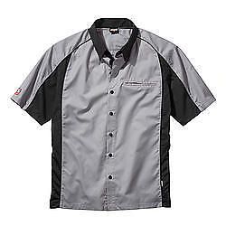 Simpson safety x-large gray/black talladega crew shirt p/n 39012xg