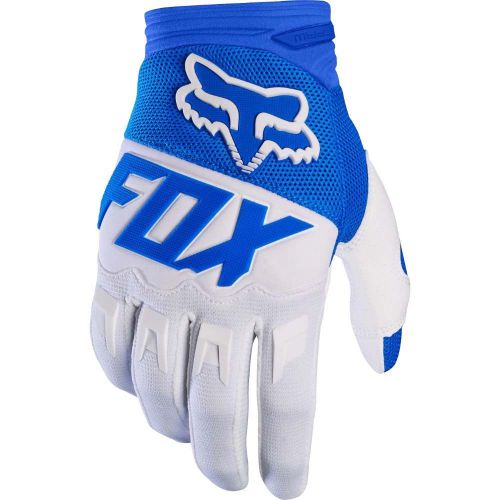 Fox racing mx moto dirtpaw race gloves blue large 17291