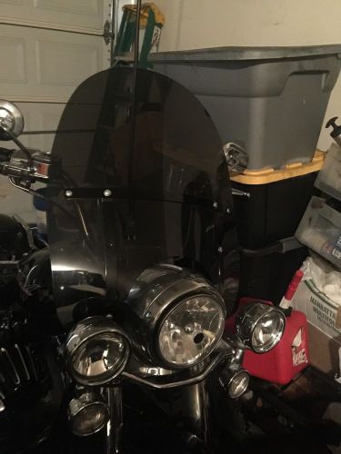 Harley road king tinted windshield and bracket