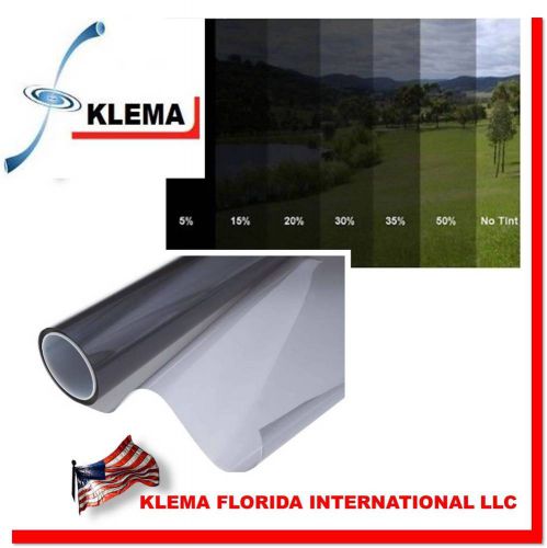 Klema window film black src 1 ply 5%  20&#034; x 200 ft. tint sticker car house home