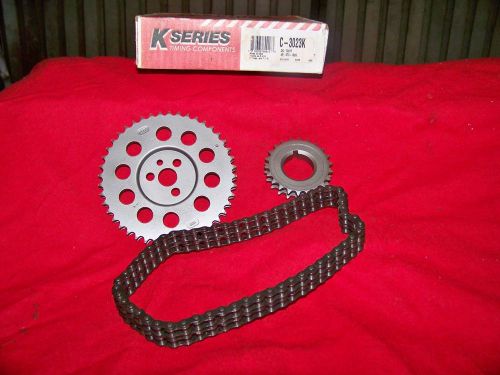 Gm sbc v8 chevy hd double roller timing chain set 5.7l 283 305 327 350 383 400
