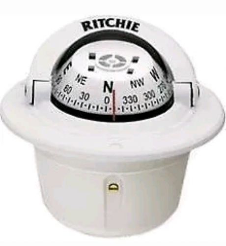 New ritchie explorer f-50w flush mount marine sailboat power boat compass