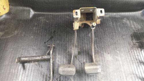 1958 chevrolet brake and clutch pedal assembly