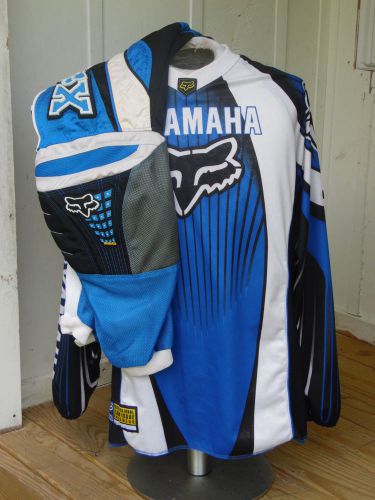 Men&#039;s fox  motorcross racing dirt bike riding pants (38) &amp; jersey (xl) yamaha