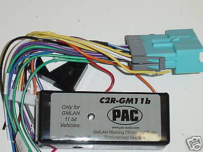 Pac c2r-gm11b radio adapter with one year warranty
