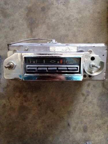 1964 chevy impala am push button radio