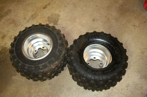 Honda 350x 250r 400ex 450r 300ex oem rear wheels  rear tires **nice**