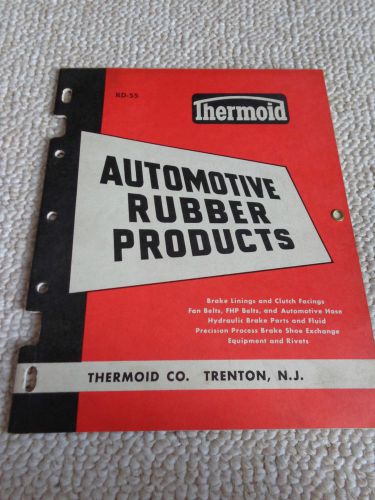 1955 thermoid automotive rubber product rd-55 pristine corvette cadillac mustang
