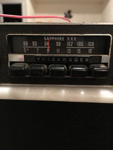 Vw beetle vintage radio sapphire xxv shipping refund