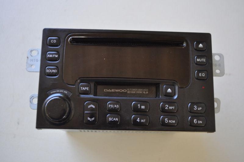 2000 Daewoo Nubira oem radio 638-57591, US $49.99, image 1