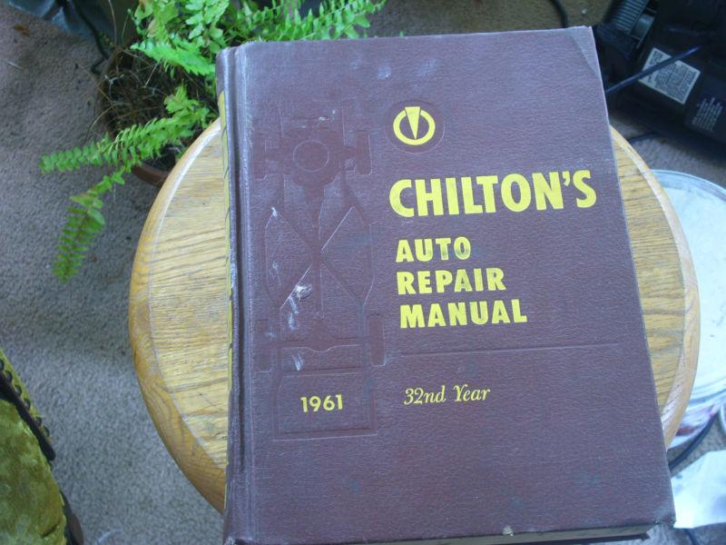 Chilton's auto repair 1961