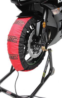 Dmp slingshot tire warmers non-adjustable, fits front 110/120 rear 170/180