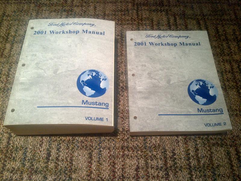 2001 ford mustang and mustang gt service shop manual very good condition 