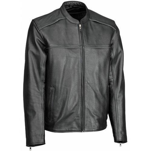 River road seneca cool leather motorcycle jacket  48