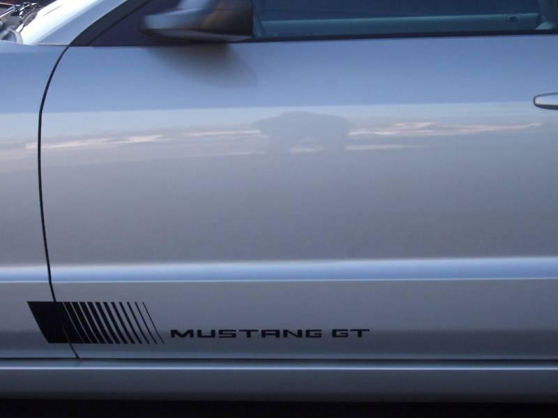 94-98 ford mustang fading side stripes - cobra, gt, mustang, v6 fits all years