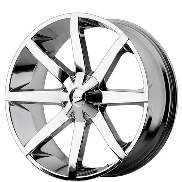 24'' inch kmc slide chrome wheels  tires 24x9.5 5x115 5x120 chrysler charger new