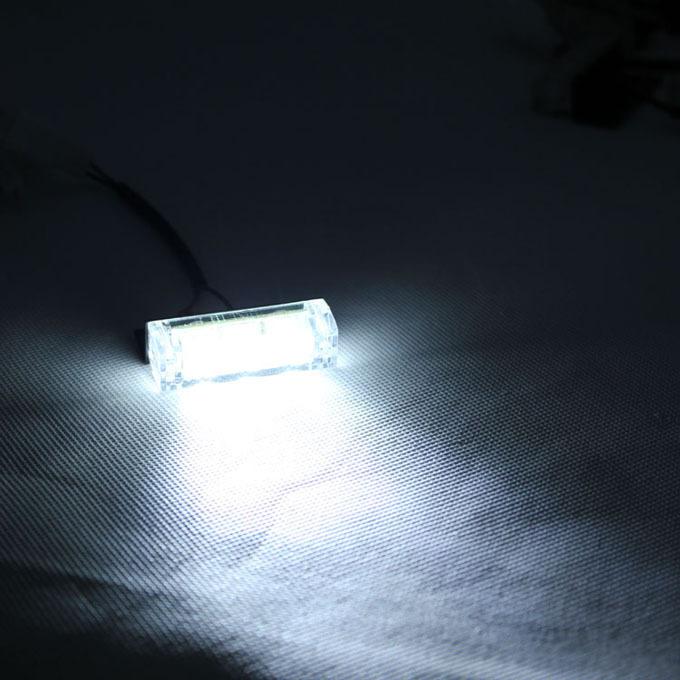 2 x 12v 3 led white auto strobe flash lights bulb warning emergency light bulbs