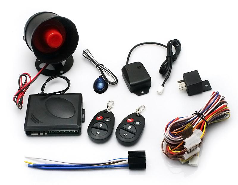 New 1-way car vehicle burglar alarm security protection system +2 remote control