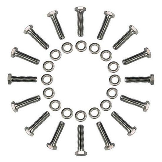 New speedway tru-lite bead lock titanium bolt kit, 16 pieces