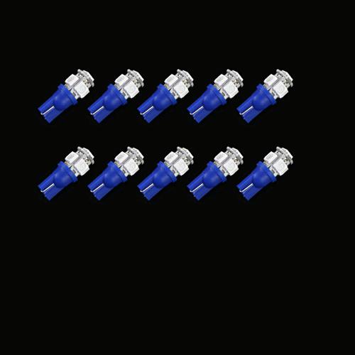 10pcs led t10 blue xenon light bulbs wedge 5smd 5050 - 192 168 194 w5w 2825 158