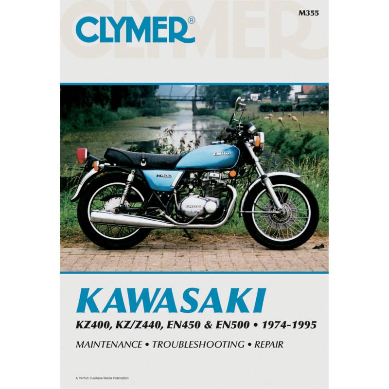 Clymer m355 repair service manual kawasaki kz400/440, z440 en450/500 1974-1995