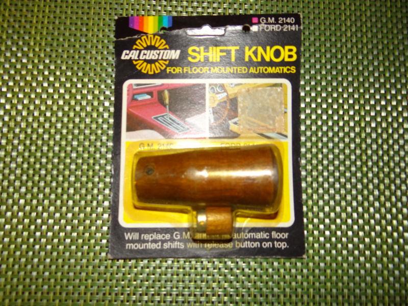 Cal custom hawk wooden shifter knob for g.m. nib