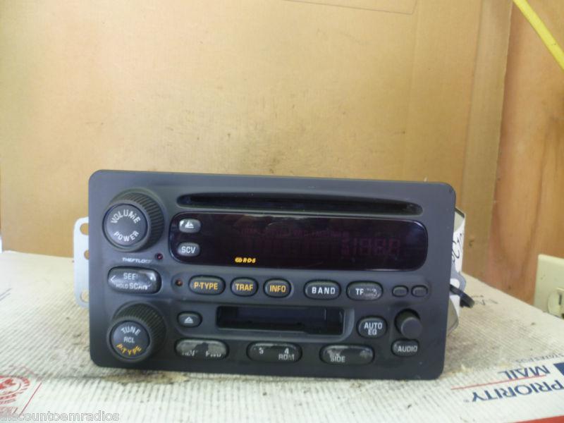 01-04 oldsmobile alero radio cd cassette 10317997 *
