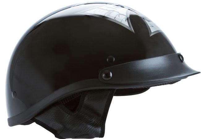 New dot black cross-skull half motorcycle  helmet-xl