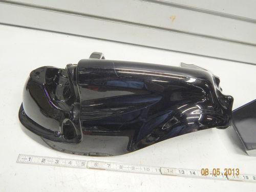 Right lower fairing black harley touring ultra classic glide road king fl street