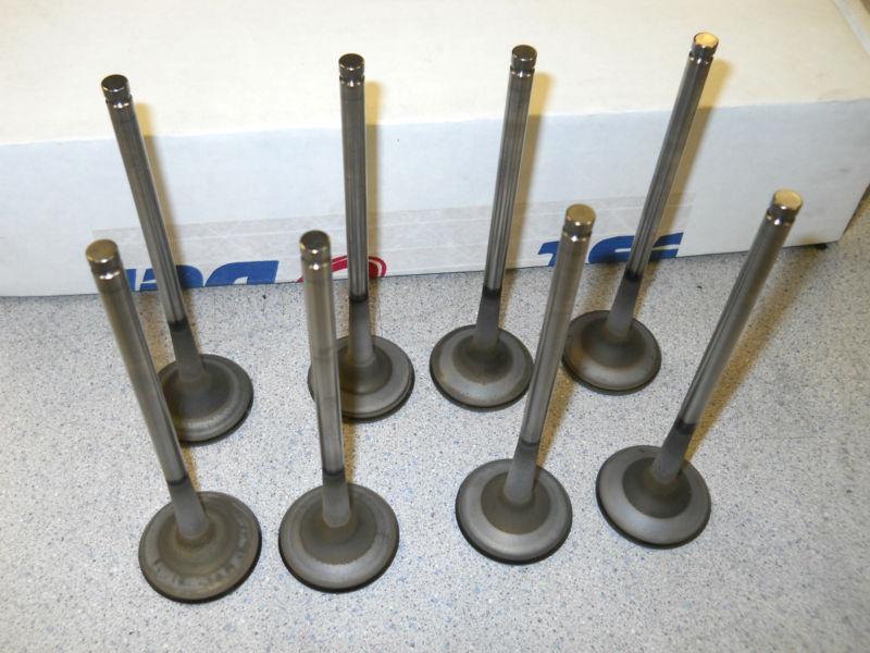 Nascar del west titanium exhaust valves 7mm 1.625 x 5.870  