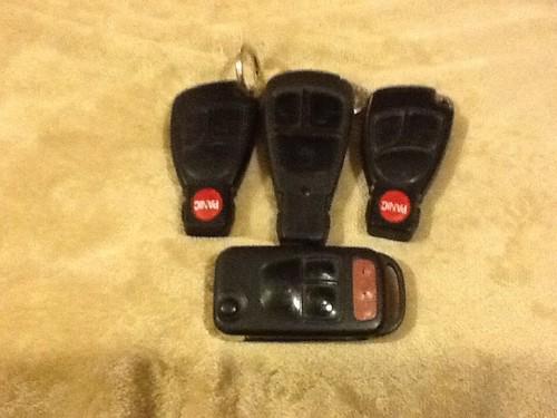 Lot of 4 mercedes remote fobs