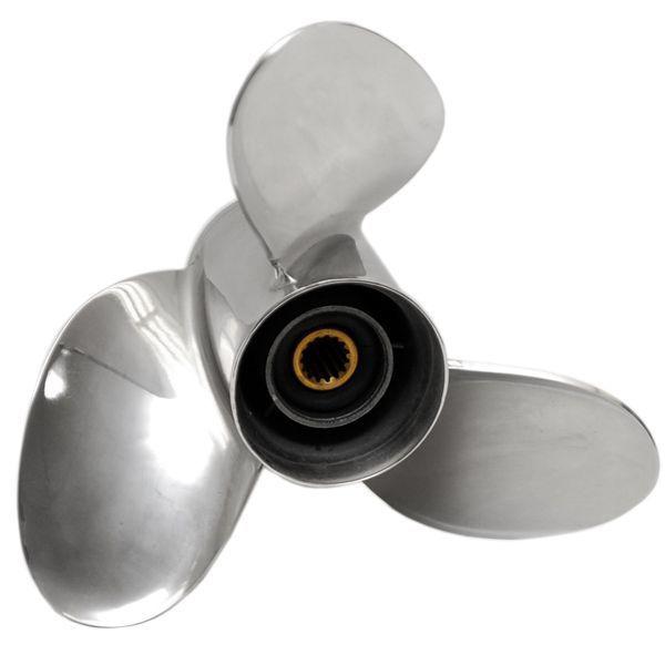 Suzuki 14 inch x 26 pitch rh stainless steel propeller  99105-00700-26p