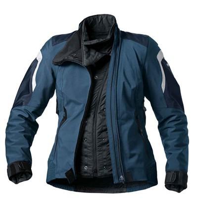 Bmw genuine motorcycle tourshell jacket ladies' deep sea / black eu 34 us 4