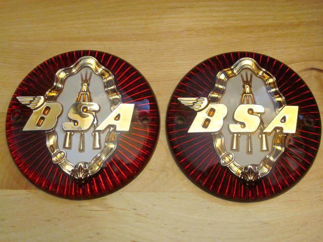 Bsa piled arms tank badges stacked rifles gas tank emblems
