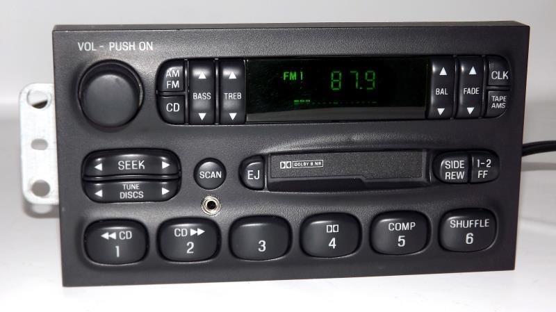 1999 mercury villager amfm cassette radio upgraded w auxiliary 3.5 mm ipod input
