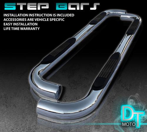 04-06 tundra double cab t-304 stainless steel side step nerf bar running board