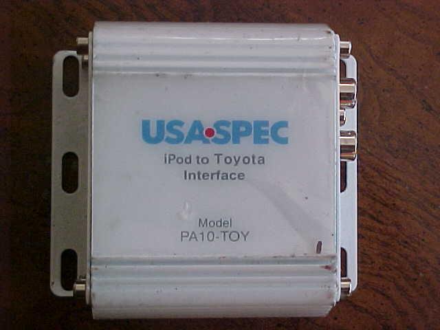 Usa spec pa10-toy toyota interface kit =car radio =ipod adapter =rock audio  
