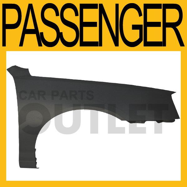 Right primed fender for 00 01 02 hyundai accent gl gs 