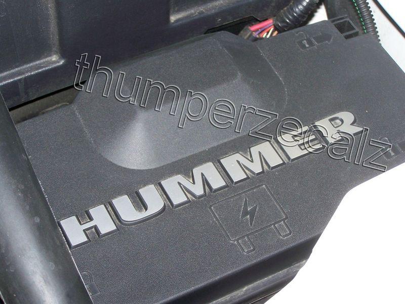 Hummer h3 engine/electrical box overlay *pick color