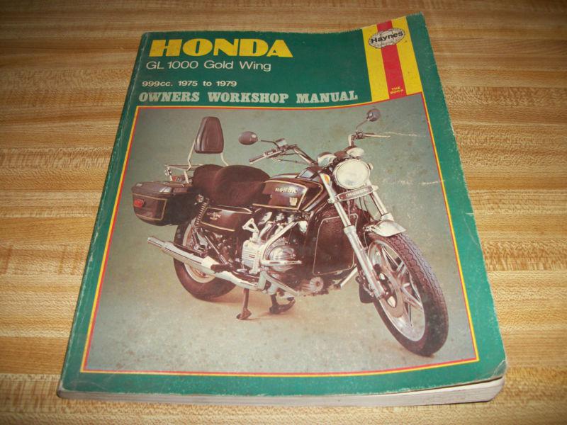   vintage antique haynes honda gl1000  motorcycle owners workshop  manual  