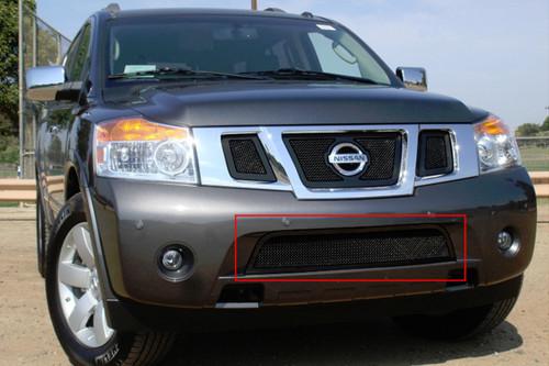 T-rex 08-13 nissan armada billet grille upper class polished mesh grill 52782